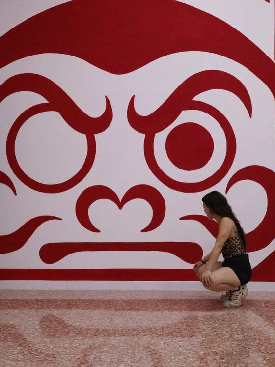 Mural para Daruma Games. Ha sido un reto pintar algo tan grande.